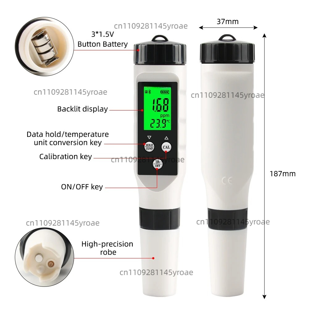 Bluetooth 2-in-1 Hydrogen & Te - Test Instruments ulasan dan harga