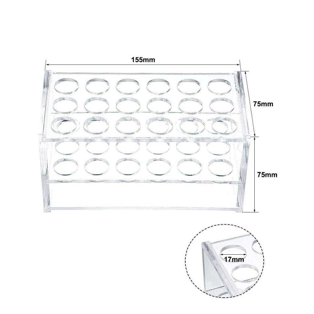 New Acrylic Test Tube Rack Hol - Lab Equipment ulasan dan harga