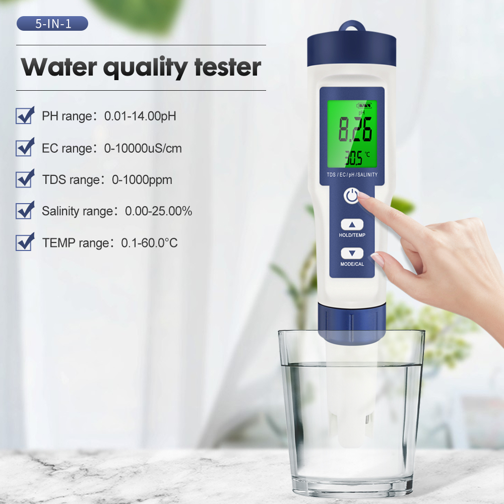 Professional Water Quality Tes - Ph Meter Digital Water Tester ulasan dan harga