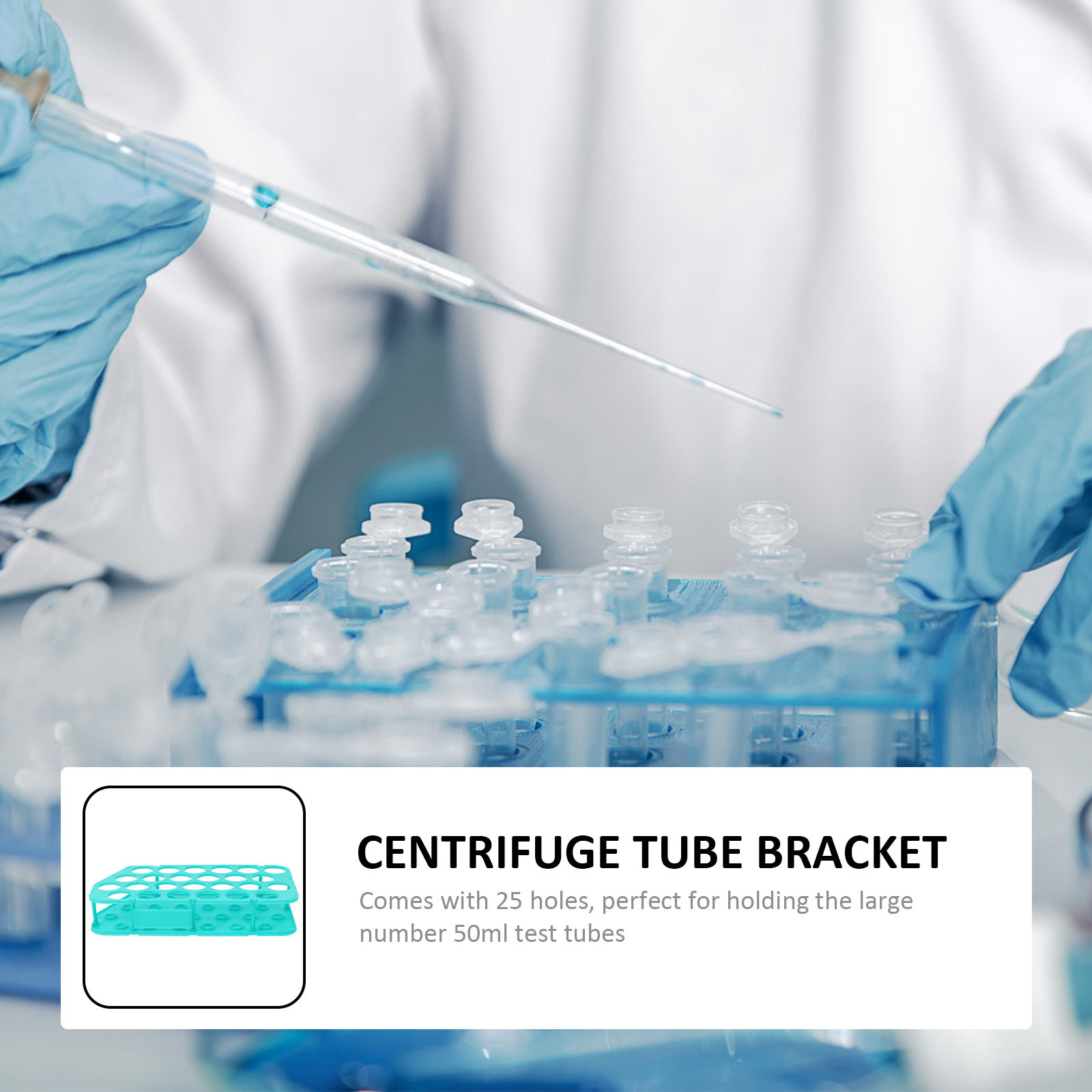 Centrifuge Tube Rack 25 Holes  - Industrial Tools ulasan dan harga